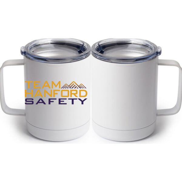 THS - 10 oz. White Stainless Steel Coffee Mug Thumbnail