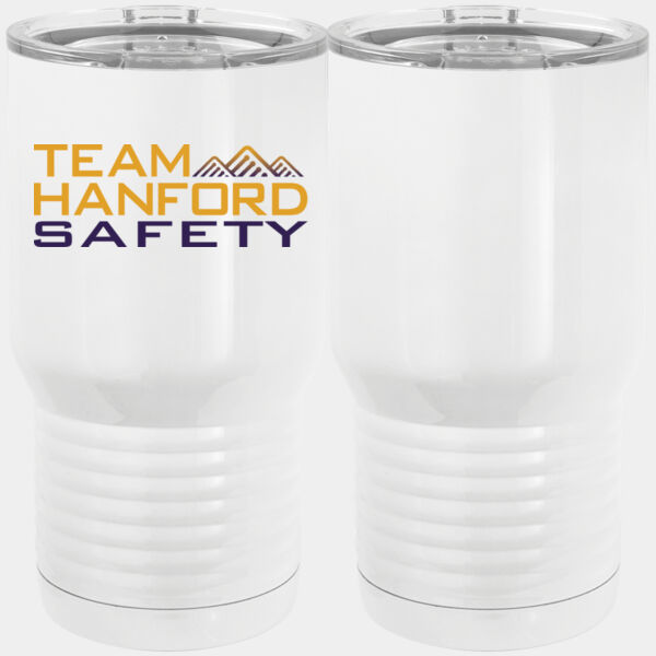 THS - 20 oz. Tall Stainless Steel Vacuum Insulated Tumbler White Thumbnail