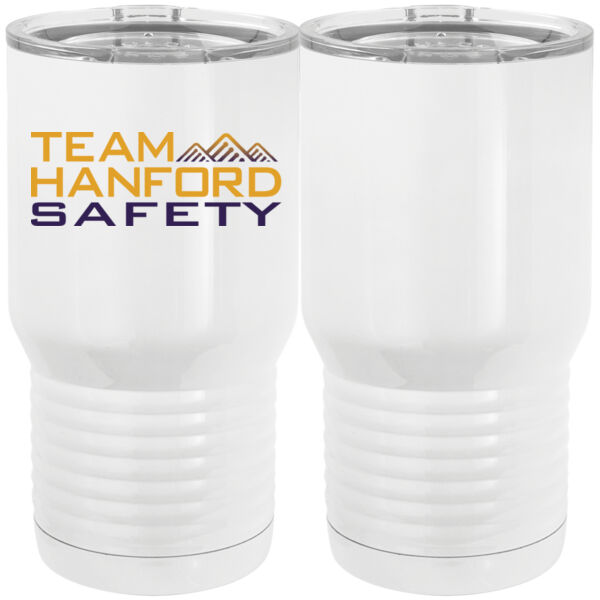 THS - 20 oz. Tall Stainless Steel Vacuum Insulated Tumbler White Thumbnail