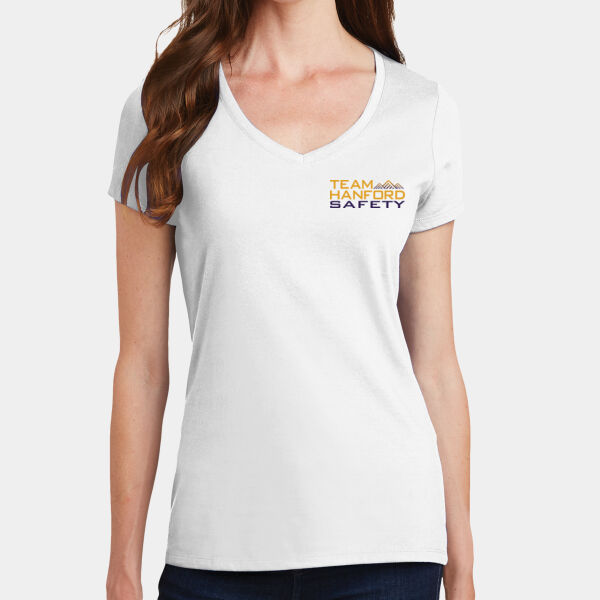THS Crest - Ladies Fan Favorite V Neck Tee Thumbnail