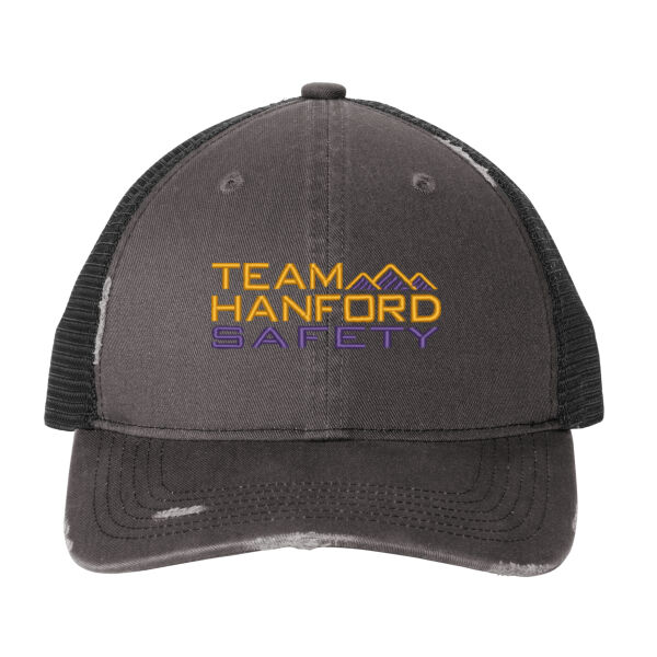 THS embroidered  - Distressed Mesh Back Cap Thumbnail