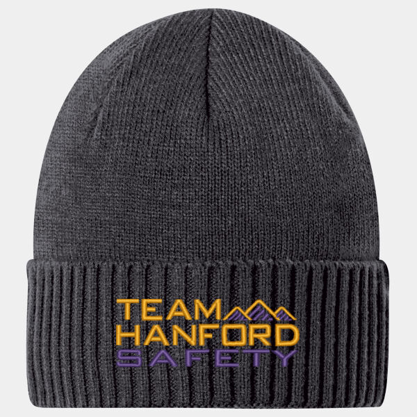 THS embroidered  - Rib Knit Cuff Beanie Thumbnail