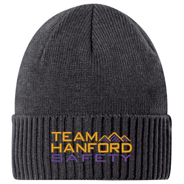 THS embroidered  - Rib Knit Cuff Beanie Thumbnail