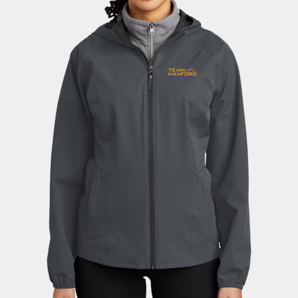 THS embroidered  - Ladies Essential Rain Jacket Thumbnail
