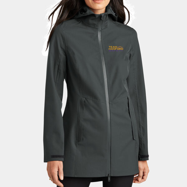 THS embroidered  - Women's Waterproof Rain Shell Thumbnail