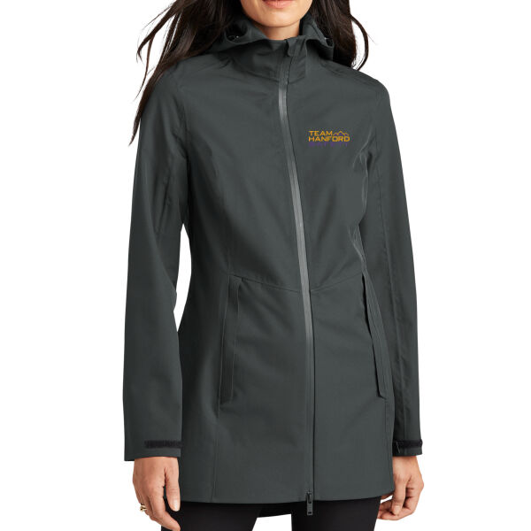 THS embroidered  - Women's Waterproof Rain Shell Thumbnail