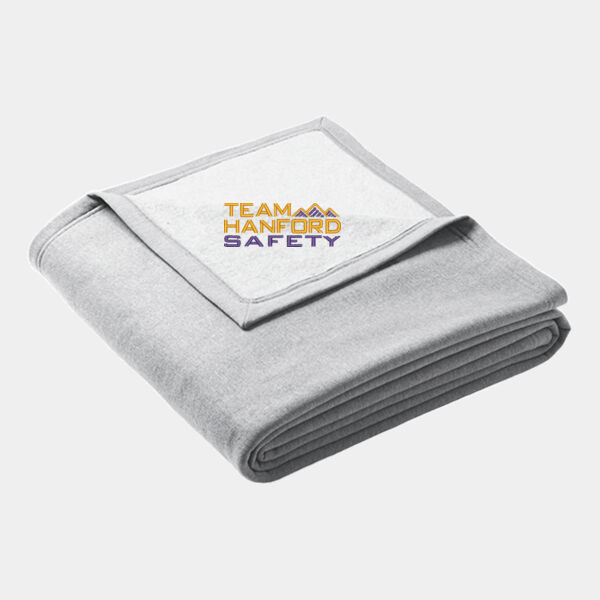 THS embroidered  - Oversized Core Fleece Sweatshirt Blanket Thumbnail