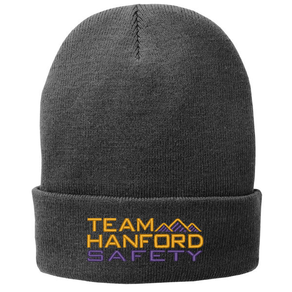 THS embroidered  - Fleece Lined Knit Cap Thumbnail